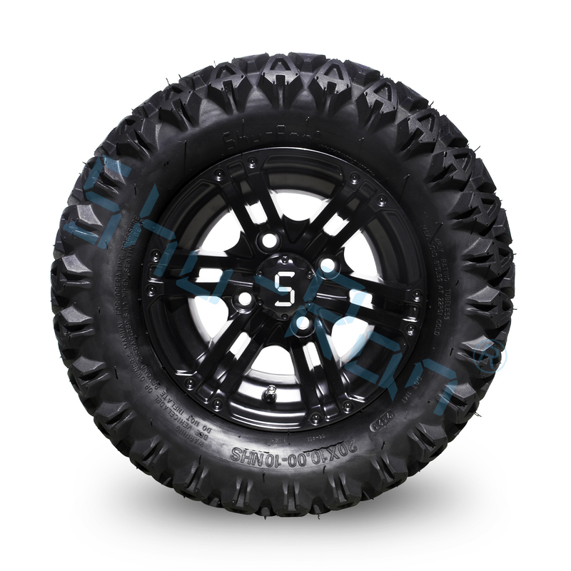 20*10-10 All Terrain Golf Cart Ελαστικά και τροχούς Αλουμινίου 10 ιντσών 4 PLY Tubeless