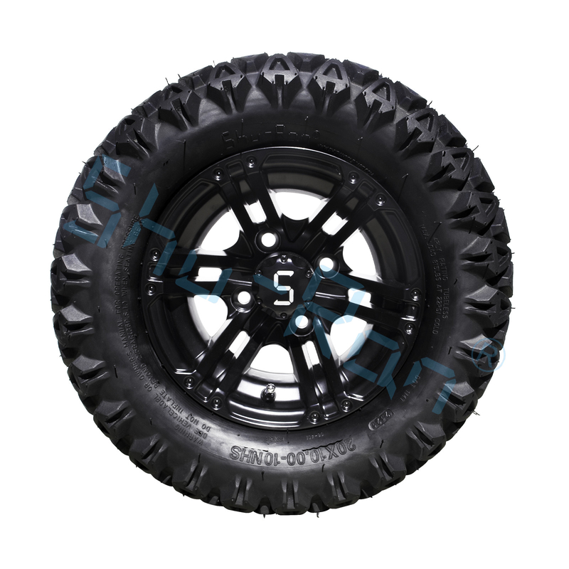 20*10-10 All Terrain Golf Cart Ελαστικά και τροχούς Αλουμινίου 10 ιντσών 4 PLY Tubeless