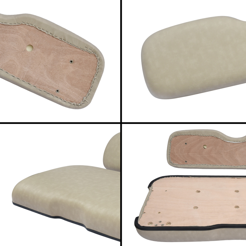 Shuran Golf Cart Μπροστά καθίσματα μαξιλάρια λευκό για EZGO RXV Standard Size